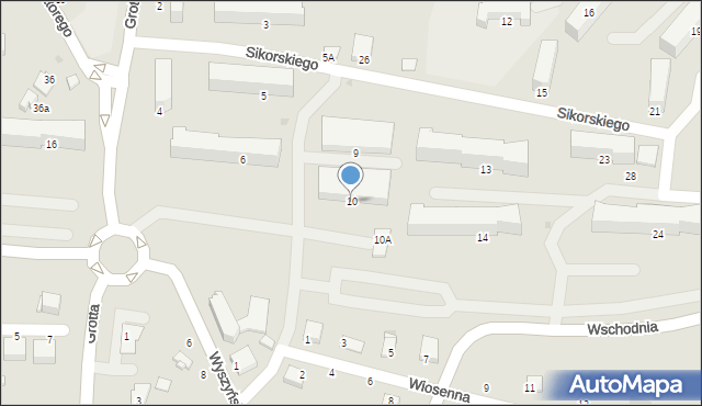 Busko-Zdrój, Sikorskiego Władysława, gen., 10, mapa Busko-Zdrój