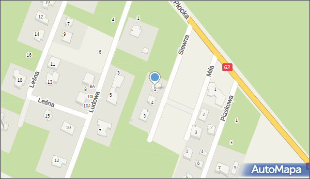 Cekanowo, Siewna, 2, mapa Cekanowo