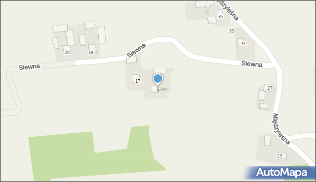 Celiny, Siewna, 9, mapa Celiny