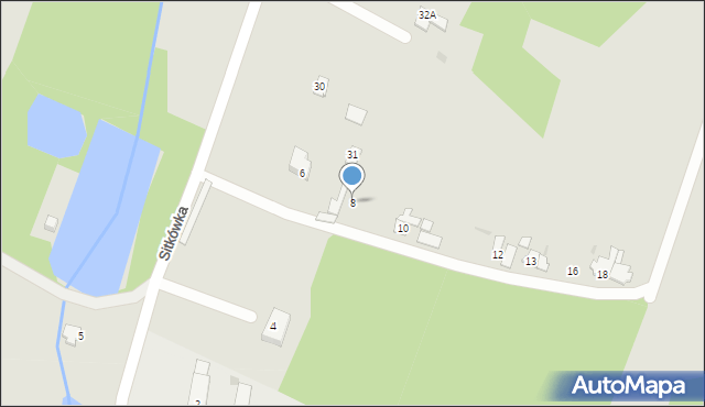 Chęciny, Sitkówka, 8, mapa Chęciny