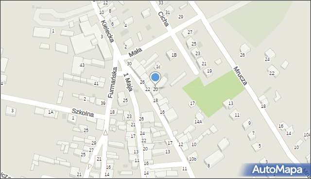 Chmielnik, Sienkiewicza Henryka, 20, mapa Chmielnik