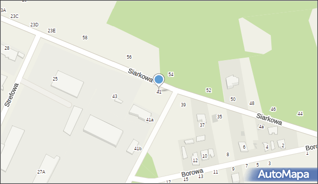 Chmielów, Siarkowa, 41, mapa Chmielów