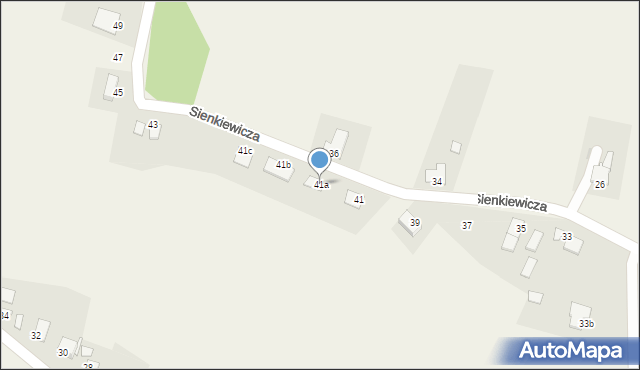 Chybie, Sienkiewicza Henryka, 41a, mapa Chybie