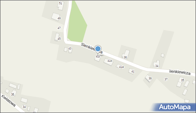 Chybie, Sienkiewicza Henryka, 41c, mapa Chybie