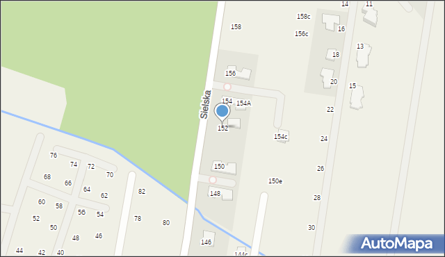 Chylice, Sielska, 152, mapa Chylice