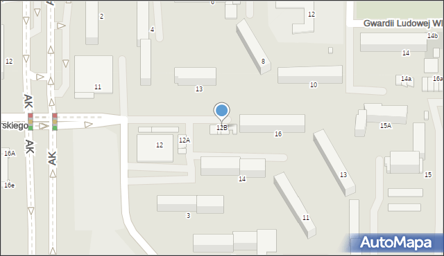 Ciechanów, Sikorskiego Władysława, gen., 12B, mapa Ciechanów