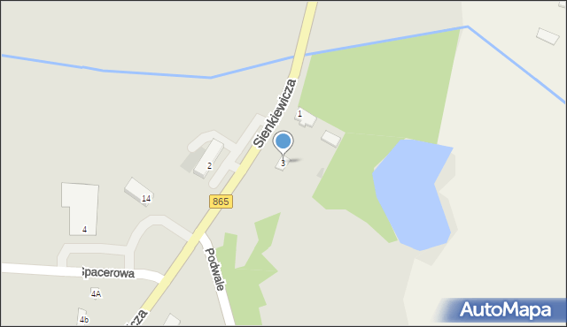 Cieszanów, Sienkiewicza Henryka, 3, mapa Cieszanów