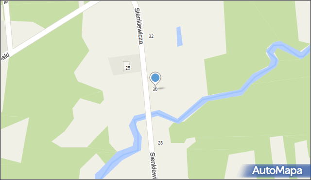 Ćmińsk, Sienkiewicza Henryka, 30, mapa Ćmińsk