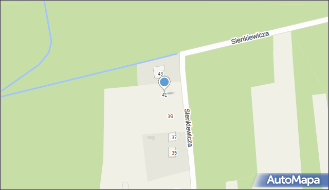 Ćmińsk, Sienkiewicza Henryka, 41, mapa Ćmińsk