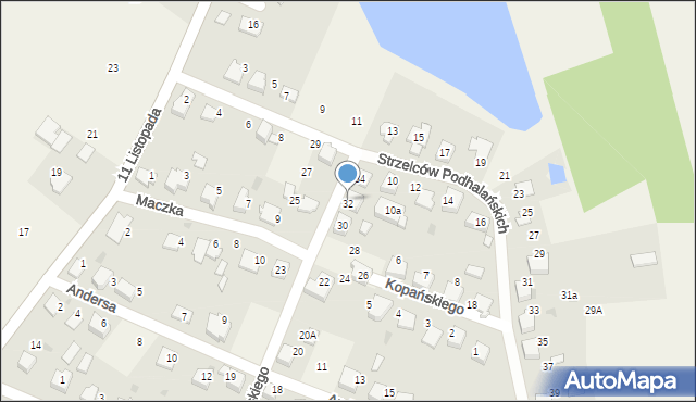 Ćwiklice, Sikorskiego Władysława, gen., 32, mapa Ćwiklice