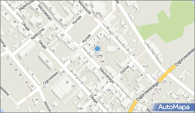 Czaplinek, Sikorskiego Władysława, gen., 12, mapa Czaplinek