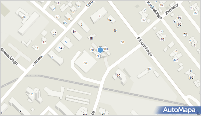 Czarna Białostocka, Sienkiewicza Henryka, 2G, mapa Czarna Białostocka