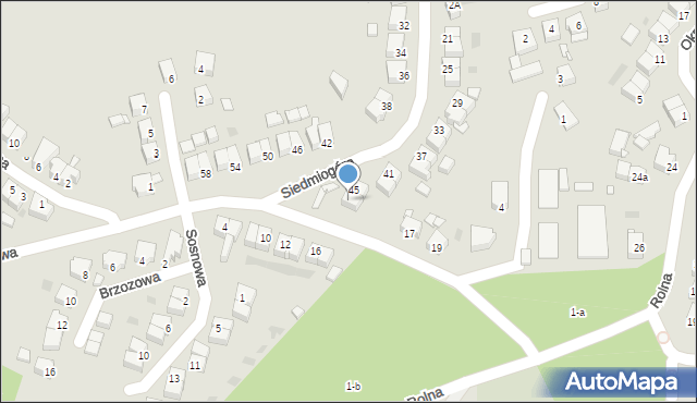 Czarnków, Siedmiogóra, 47, mapa Czarnków