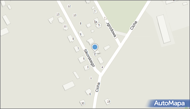 Czyżew, Sikorskiego Władysława, gen., 2, mapa Czyżew