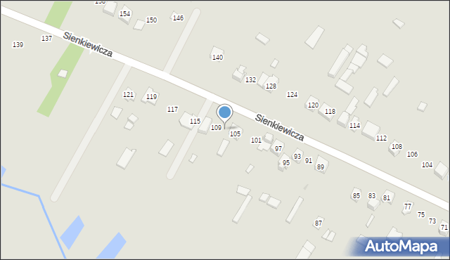 Daleszyce, Sienkiewicza Henryka, 107, mapa Daleszyce
