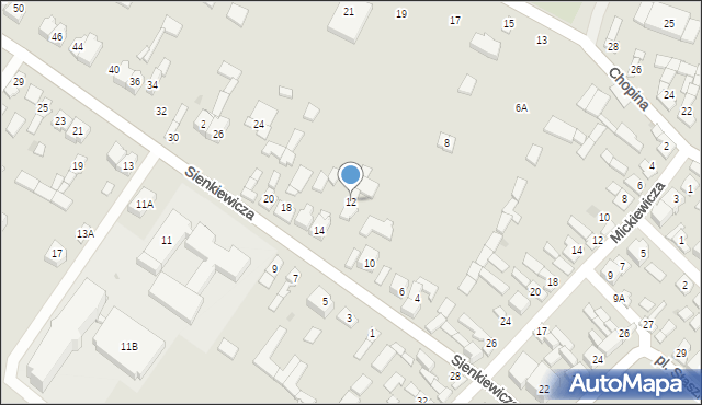 Daleszyce, Sienkiewicza Henryka, 12, mapa Daleszyce