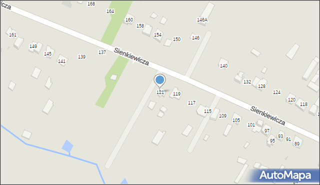 Daleszyce, Sienkiewicza Henryka, 121, mapa Daleszyce