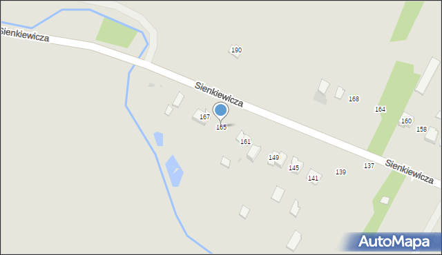 Daleszyce, Sienkiewicza Henryka, 165, mapa Daleszyce