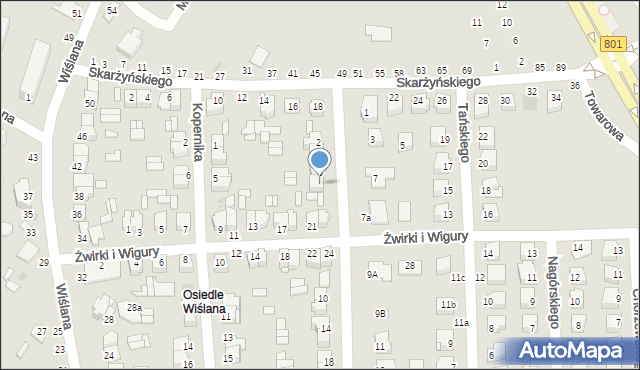 Dęblin, Sienkiewicza Henryka, 8, mapa Dęblin