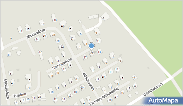 Dobre Miasto, Sienkiewicza Henryka, 15, mapa Dobre Miasto