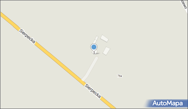 Drobin, Sierpecka, 78, mapa Drobin