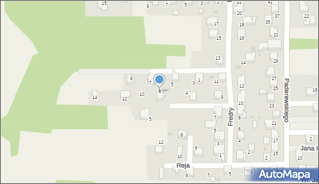 Dulowa, Sienkiewicza Henryka, 8, mapa Dulowa