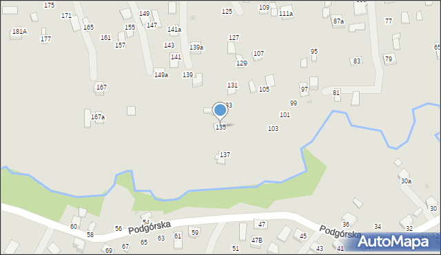 Dynów, Sikorskiego Władysława, gen., 135, mapa Dynów