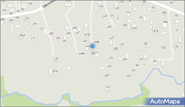 Dynów, Sikorskiego Władysława, gen., 139, mapa Dynów