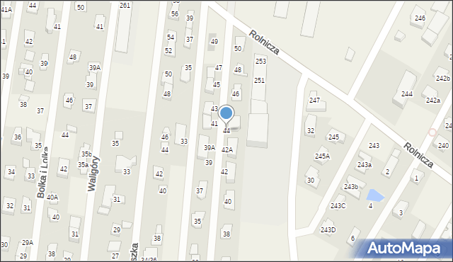 Dziekanów Leśny, Sienkiewicza Henryka, 44, mapa Dziekanów Leśny