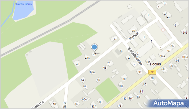 Garbatka-Letnisko, Sienkiewicza Henryka, 45, mapa Garbatka-Letnisko