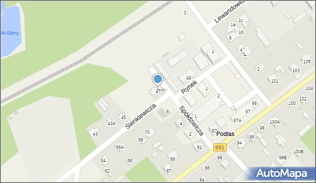 Garbatka-Letnisko, Sienkiewicza Henryka, 47, mapa Garbatka-Letnisko