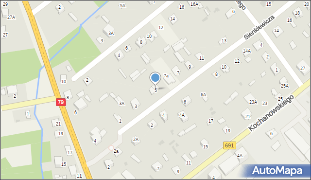 Garbatka-Letnisko, Sienkiewicza Henryka, 5, mapa Garbatka-Letnisko