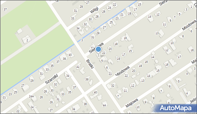 Gdańsk, Sierpowa, 24, mapa Gdańska