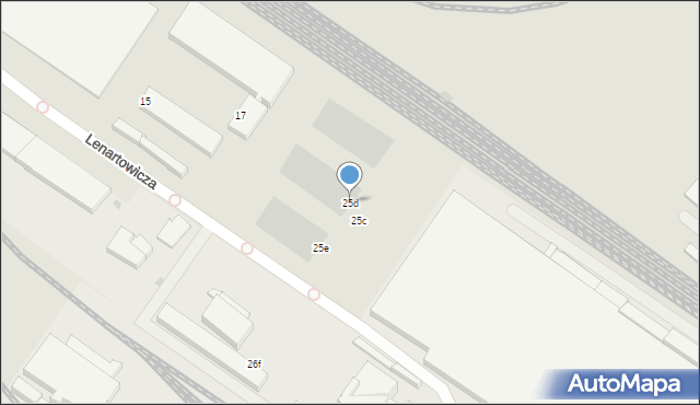 Gdańsk, Siennicka, 25d, mapa Gdańska