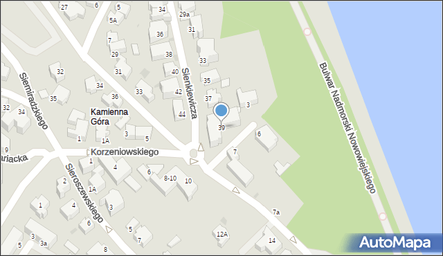 Gdynia, Sienkiewicza Henryka, 39, mapa Gdyni