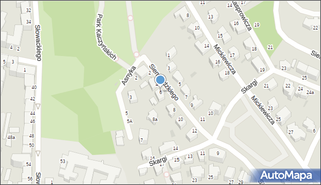 Gdynia, Siemiradzkiego Henryka, 6, mapa Gdyni