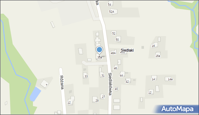 Gilowice, Siedlakówka, 35a, mapa Gilowice