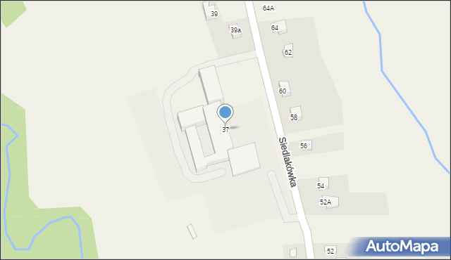 Gilowice, Siedlakówka, 37, mapa Gilowice