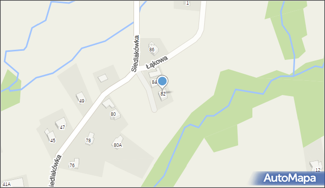 Gilowice, Siedlakówka, 82, mapa Gilowice