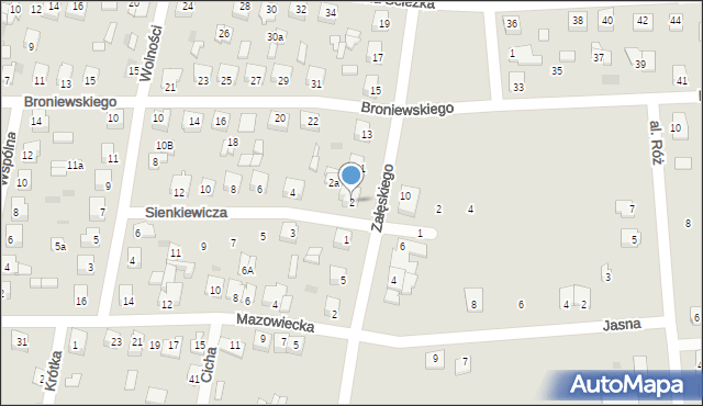 Glinojeck, Sienkiewicza Henryka, 2, mapa Glinojeck