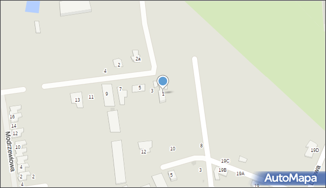 Głogów, Sikorskiego Władysława, gen., 53, mapa Głogów