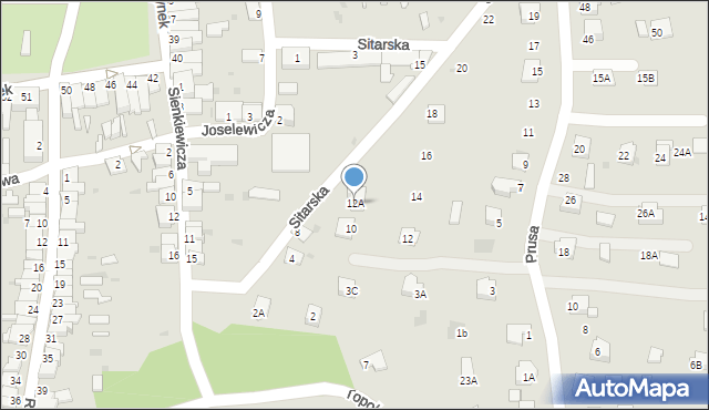 Głogów Małopolski, Sitarska, 12A, mapa Głogów Małopolski