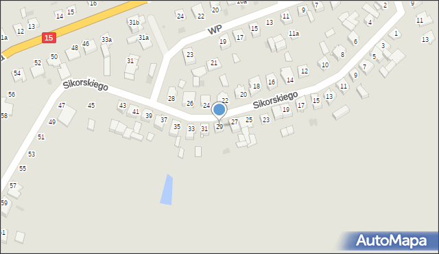 Gniewkowo, Sikorskiego Władysława, gen., 29, mapa Gniewkowo