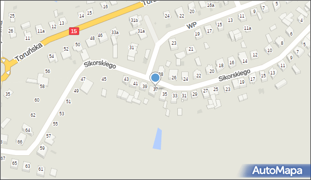 Gniewkowo, Sikorskiego Władysława, gen., 37, mapa Gniewkowo