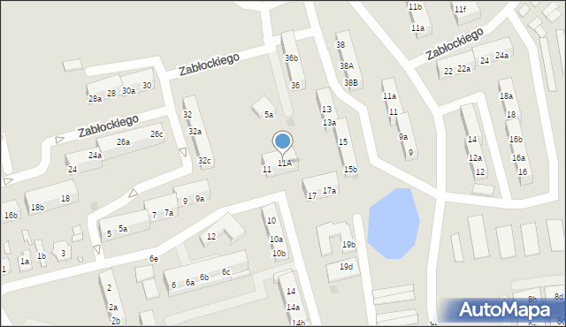 Gniezno, Sikorskiego Władysława, gen., 11A, mapa Gniezna