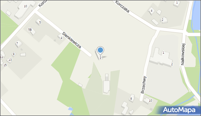 Golasowice, Sienkiewicza Henryka, 1, mapa Golasowice