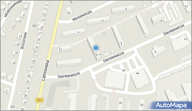 Golub-Dobrzyń, Sienkiewicza Henryka, 3, mapa Golub-Dobrzyń