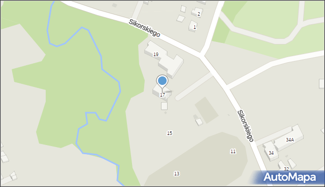 Górowo Iławeckie, Sikorskiego Władysława, gen., 21, mapa Górowo Iławeckie