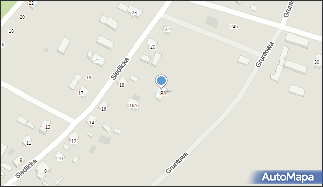 Gorzów Wielkopolski, Siedlicka, 18A, mapa Gorzów Wielkopolski