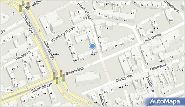 Gorzów Wielkopolski, Sikorskiego Władysława, gen., 132, mapa Gorzów Wielkopolski